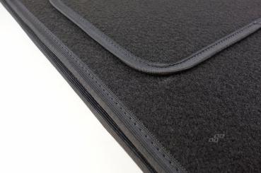 Textilfussmatten Universal Schwarz
